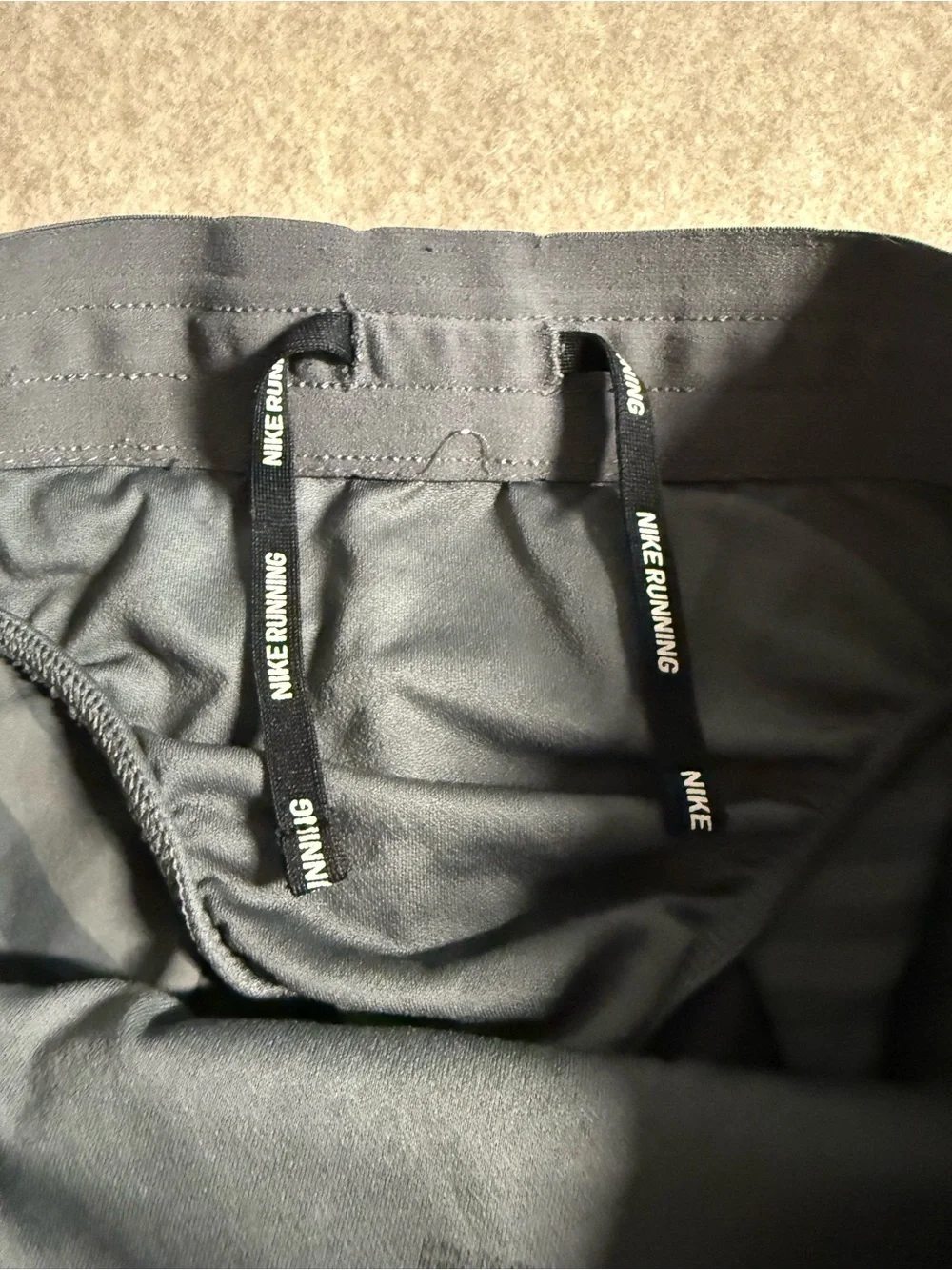 Nike‎ Women's Gray Geometric Print Athletic Shorts